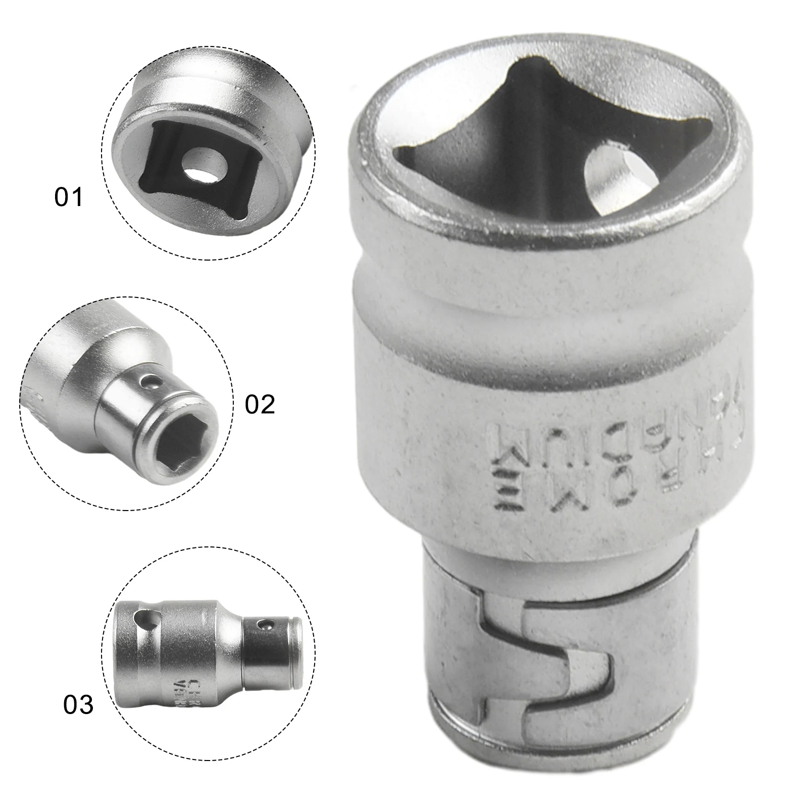 High Quality Practical Socket Adapter Electric Drill For Ratchet Wrench Screwdriver Bit Silver Socket Wrench To 1/4 Hex
High Quality Practical Socket Adapter Electric Drill For Ratchet Wrench Screwdriver Bit Silver Socket Wrench To 1/4 Hex