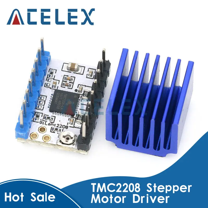 TMC2208 Stepper Motor Driver Stepstick Mute Driver MKS 3D Printer Parts SKR V1.3 Ramps 1.4 1.6 Control Board
TMC2208 Stepper Motor Driver Stepstick Mute Driver MKS 3D Printer Parts SKR V1.3 Ramps 1.4 1.6 Control Board