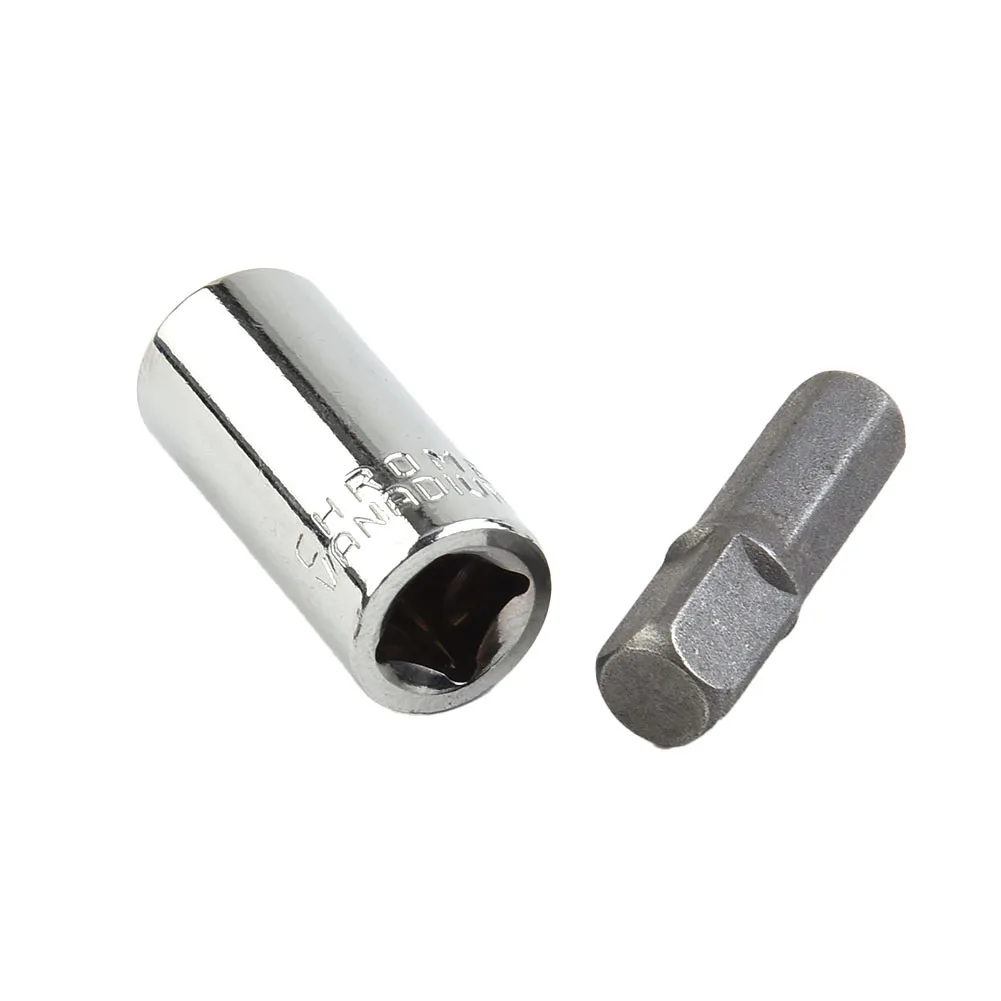 1/4 Square Drive To 1/4 Hex Shank Impact Socket+1/4 Drill Socket Adapter Square Driver Tool For Quick Change Chucks
1/4 Square Drive To 1/4 Hex Shank Impact Socket+1/4 Drill Socket Adapter Square Driver Tool For Quick Change Chucks