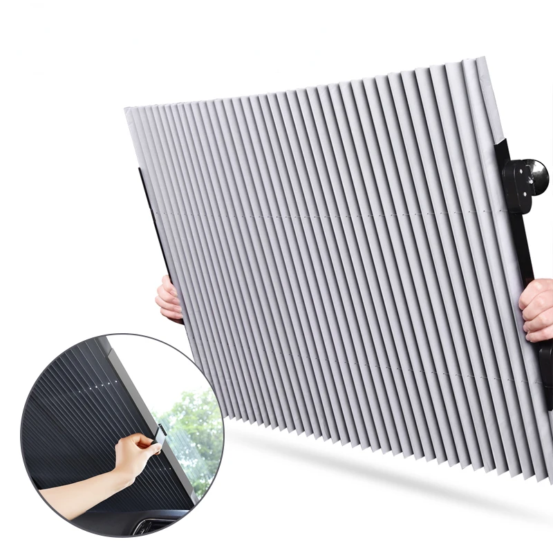 Front Windshield SunShade Anti UV Parasol Front Rear Windows Car Style Sun Protection Curtain Retractable Sun Visor Cover
Front Windshield SunShade Anti UV Parasol Front Rear Windows Car Style Sun Protection Curtain Retractable Sun Visor Cover
