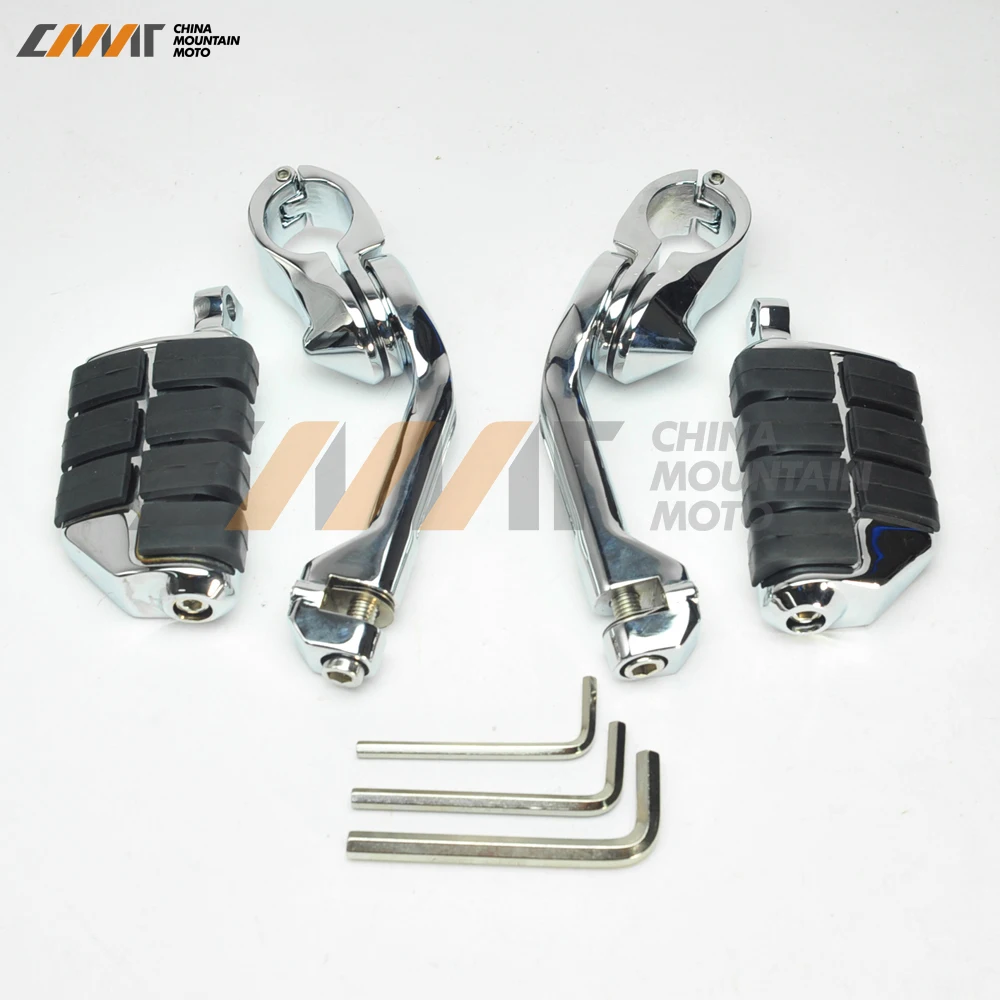Хромированные Регулируемые на 360 градусов колышки для ног для Harley 32 мм
Хромированные Регулируемые на 360 градусов колышки для ног для Harley 32 мм