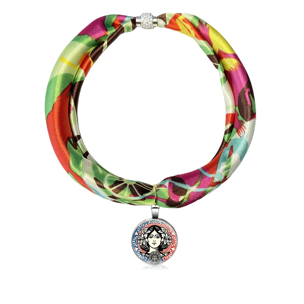 Luxury Scarf Women Necklace Pendant Cartoon Characters Print Head Handle Bag Ribbons Small Long Scarves Chiffon Travel
Luxury Scarf Women Necklace Pendant Cartoon Characters Print Head Handle Bag Ribbons Small Long Scarves Chiffon Travel