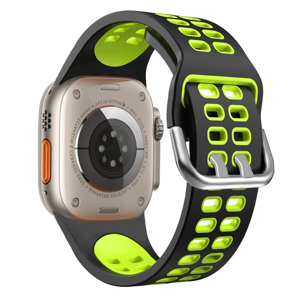 Ремешок силиконовый для Apple Watch band Ultra, силиконовый браслет для iWatch series 7 5 4 6 3 se 8, 49 мм 44 мм 45 мм 40 мм 41 мм 38 мм 42 мм 40 44 45 мм
Ремешок силиконовый для Apple Watch band Ultra, силиконовый браслет для iWatch series 7 5 4 6 3 se 8, 49 мм 44 мм 45 мм 40 мм 41 мм 38 мм 42 мм 40 44 45 мм
