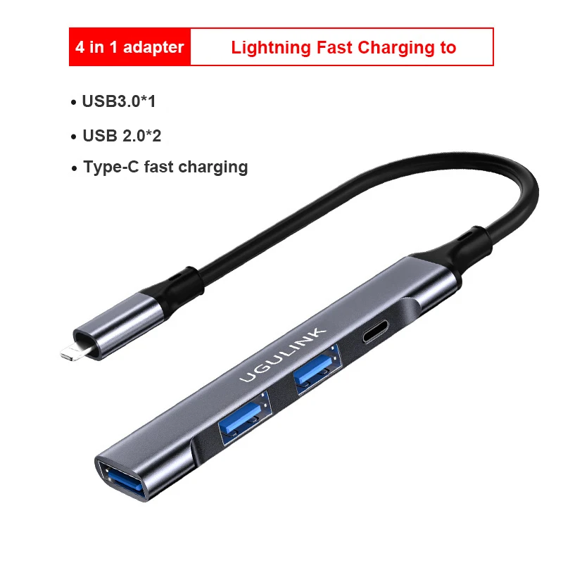 4 In 1 Docking Station Expand USB3.0+2 USB2.0 + Type-c Fast Charging Ports Compatible with
4 In 1 Docking Station Expand USB3.0+2 USB2.0 + Type-c Fast Charging Ports Compatible with