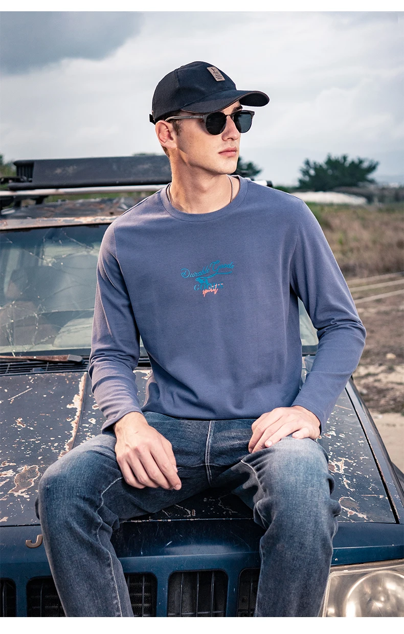 6937 Creative letter printing men's autumn cotton bottoming shirt youth casual long-sleeved T-shirt
6937 Creative letter printing men's autumn cotton bottoming shirt youth casual long-sleeved T-shirt