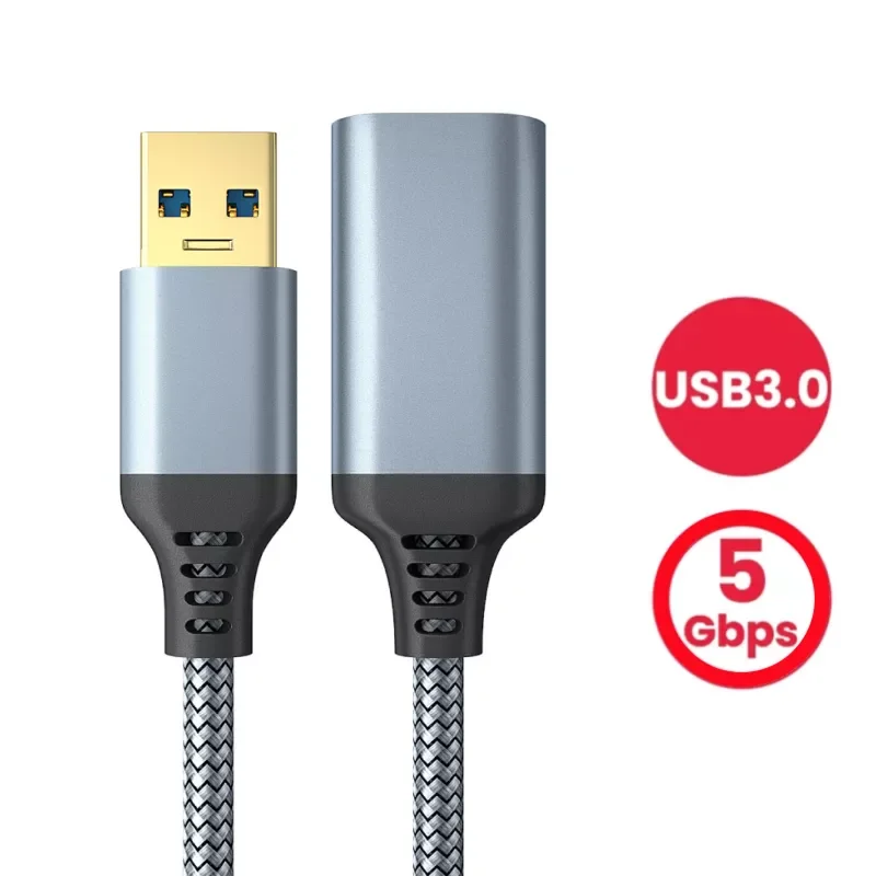 3/2/1/0.5M Nylon Braided USB 3.0 Extension Cable Male-To-Female Speedy Data Transfer Charging Cable Computer Camera Printer Cord
3/2/1/0.5M Nylon Braided USB 3.0 Extension Cable Male-To-Female Speedy Data Transfer Charging Cable Computer Camera Printer Cord