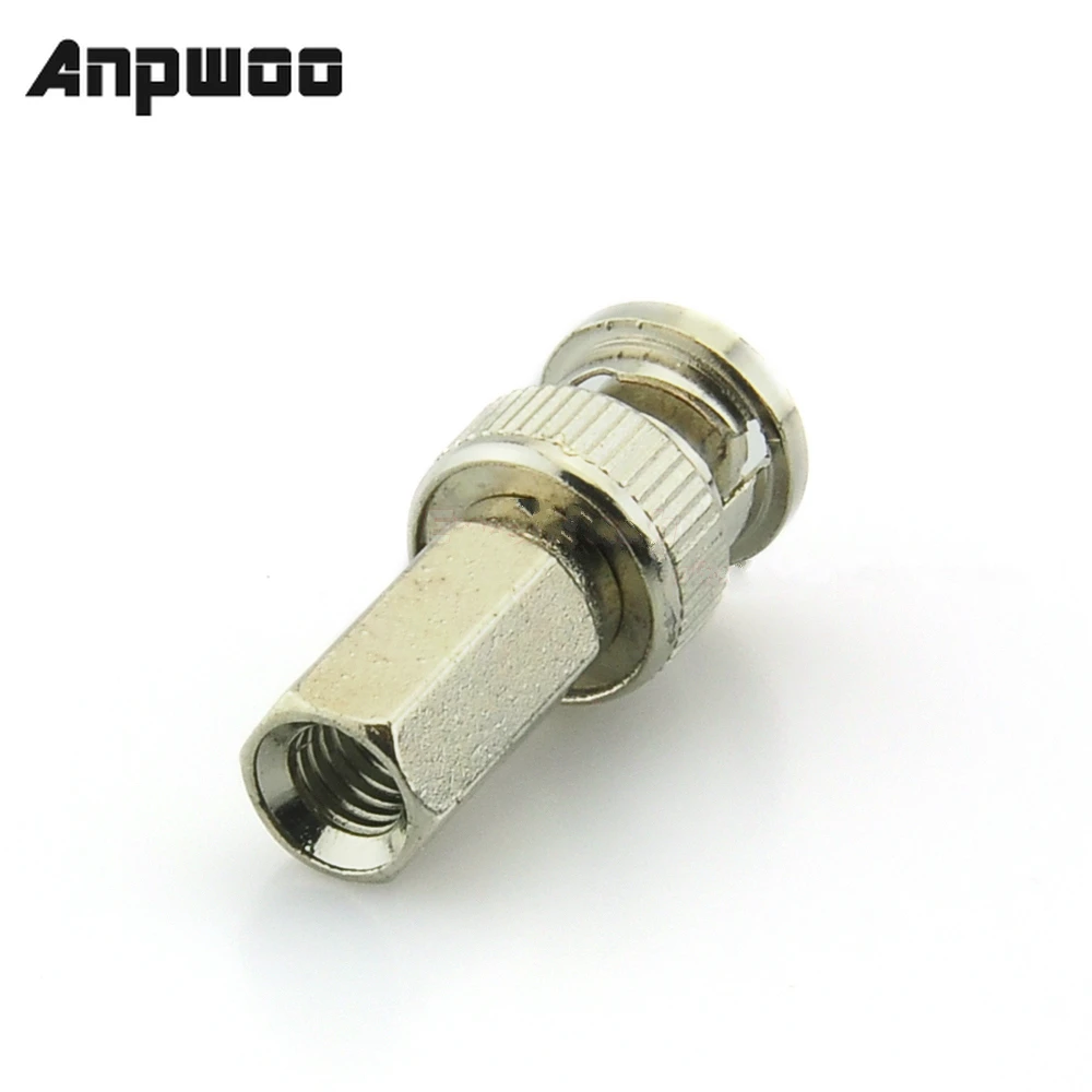 

ANPWOO 10x BNC Male Twist-on RG59 Connector for CCTV Coax Coaxial Security Cameras