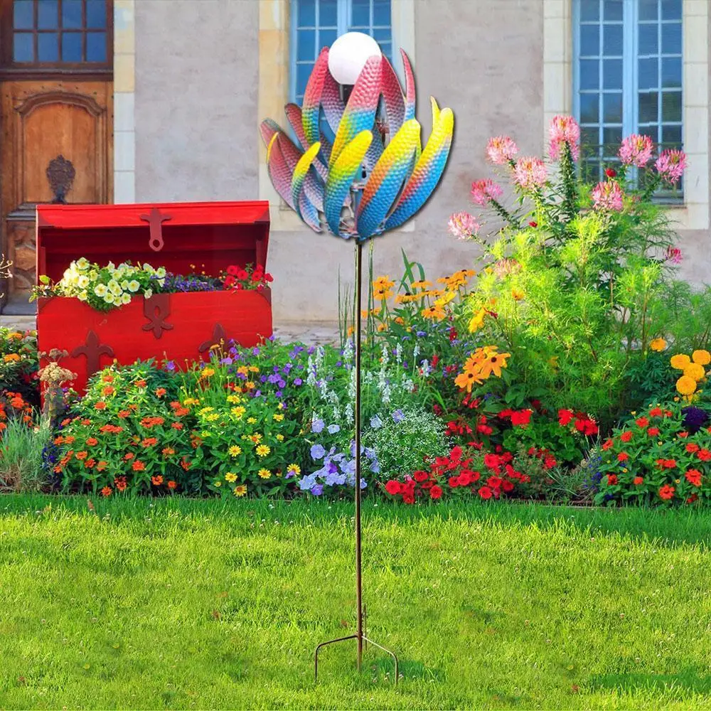 LED Solar Windmill Colorful Garden Park Landscape Lawn Yard Decorative Spinner Lamp Outdoor Waterproof Rotating Wind E2V9
LED Solar Windmill Colorful Garden Park Landscape Lawn Yard Decorative Spinner Lamp Outdoor Waterproof Rotating Wind E2V9