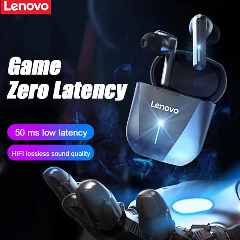 Original Lenovo XG01 Wireless Gamer Headphone TWS Bluetooth Headset Gaming Earphone Earbuds With Microphone Noise Canceling
Original Lenovo XG01 Wireless Gamer Headphone TWS Bluetooth Headset Gaming Earphone Earbuds With Microphone Noise Canceling