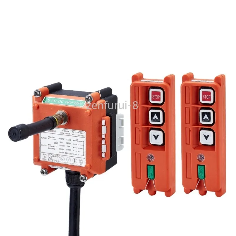 TELECRANE Wireless Industrial Remote Controller Electric Hoist Remote Control 2 Transmitter + 1 Receiver F21-2S
TELECRANE Wireless Industrial Remote Controller Electric Hoist Remote Control 2 Transmitter + 1 Receiver F21-2S