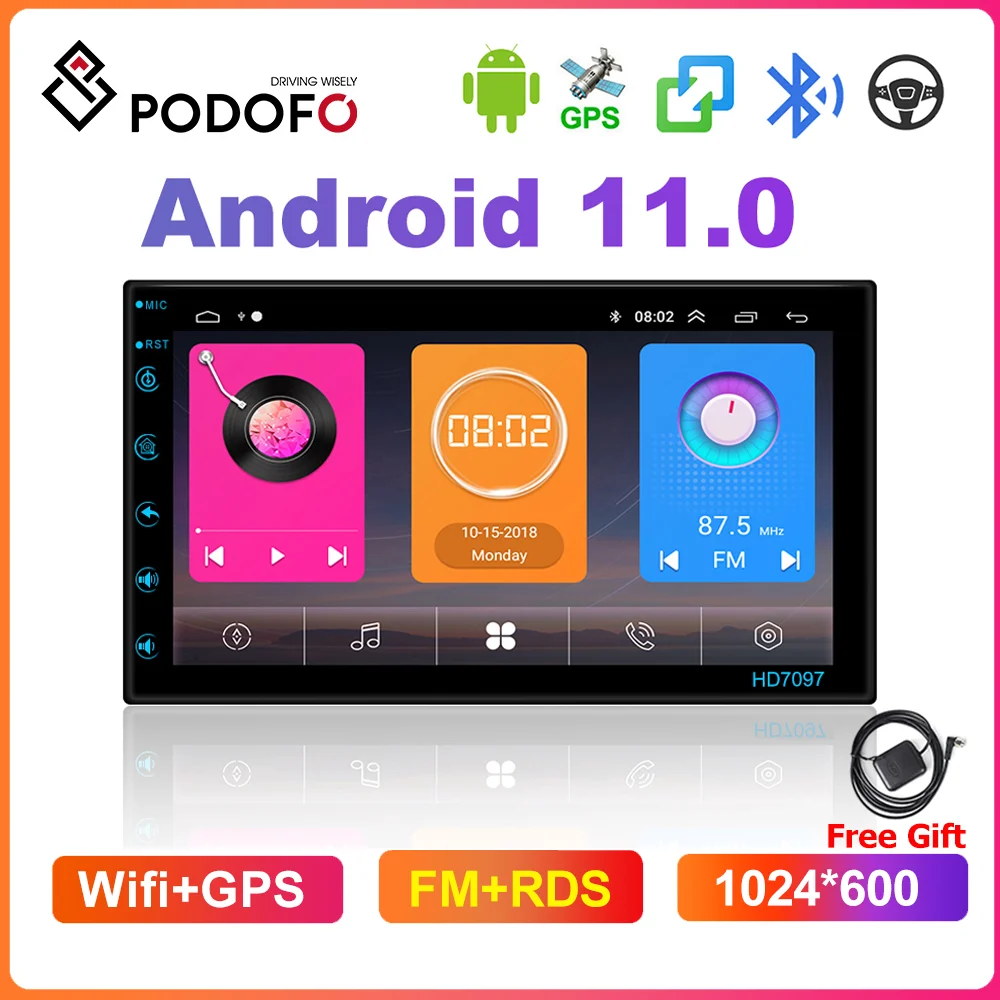 Podofo 2 Din Car Stereo For Volkswagen Nissan Hyundai Kia Toyota LADA FM Receiver Android GPS Wifi FM Car Multimedia MP5 Player
Podofo 2 Din Car Stereo For Volkswagen Nissan Hyundai Kia Toyota LADA FM Receiver Android GPS Wifi FM Car Multimedia MP5 Player