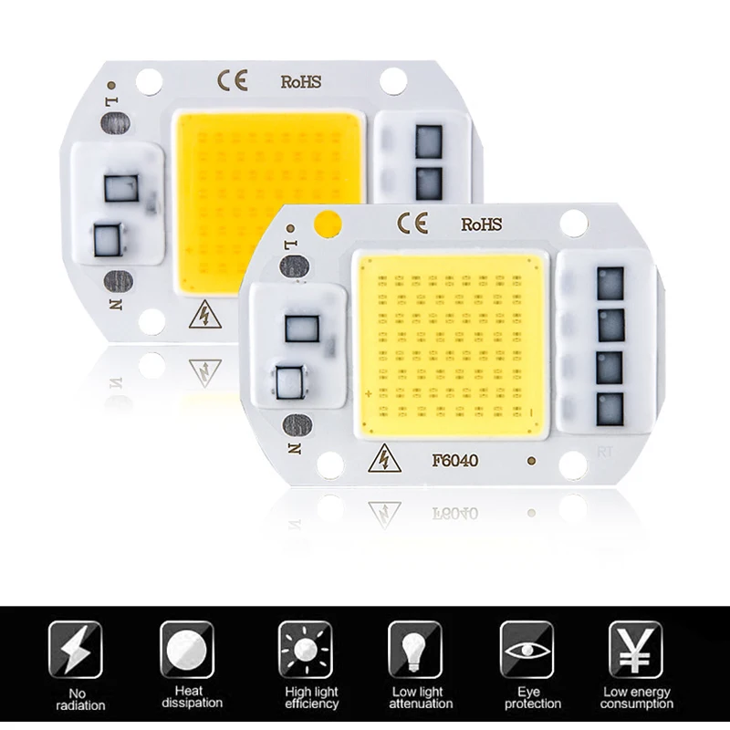 LED COB Lamp Bead 20W 30W 50W AC Driver DIY Flood Light Led Bulb Spotlight Outdoor Chip Lamp 220V 240V IP65 Smart IC No Need
LED COB Lamp Bead 20W 30W 50W AC Driver DIY Flood Light Led Bulb Spotlight Outdoor Chip Lamp 220V 240V IP65 Smart IC No Need