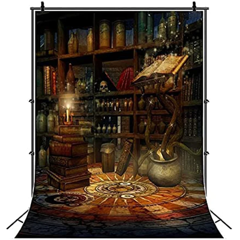Vintage Magic Room Background Witch Magical Skull Photography Backdrop Medieval Wizard Candle Bookshelf Retro Books Halloween
Vintage Magic Room Background Witch Magical Skull Photography Backdrop Medieval Wizard Candle Bookshelf Retro Books Halloween