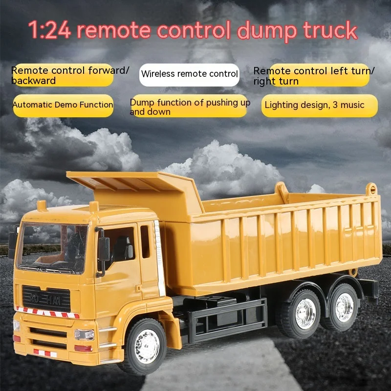 Large Remote Control Engineering Car Model Simulation Dump Truck Radio Remote Control Boys And Girls Children Toy Car Gift
Large Remote Control Engineering Car Model Simulation Dump Truck Radio Remote Control Boys And Girls Children Toy Car Gift