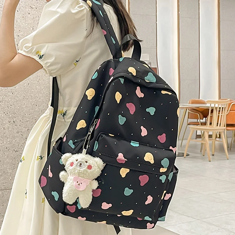 New Printing Women Backpack Female Kawaii Waterproof Nylon Travel Bag Teenage Girl Fashion Small Cute School Backpack Book Bags
New Printing Women Backpack Female Kawaii Waterproof Nylon Travel Bag Teenage Girl Fashion Small Cute School Backpack Book Bags