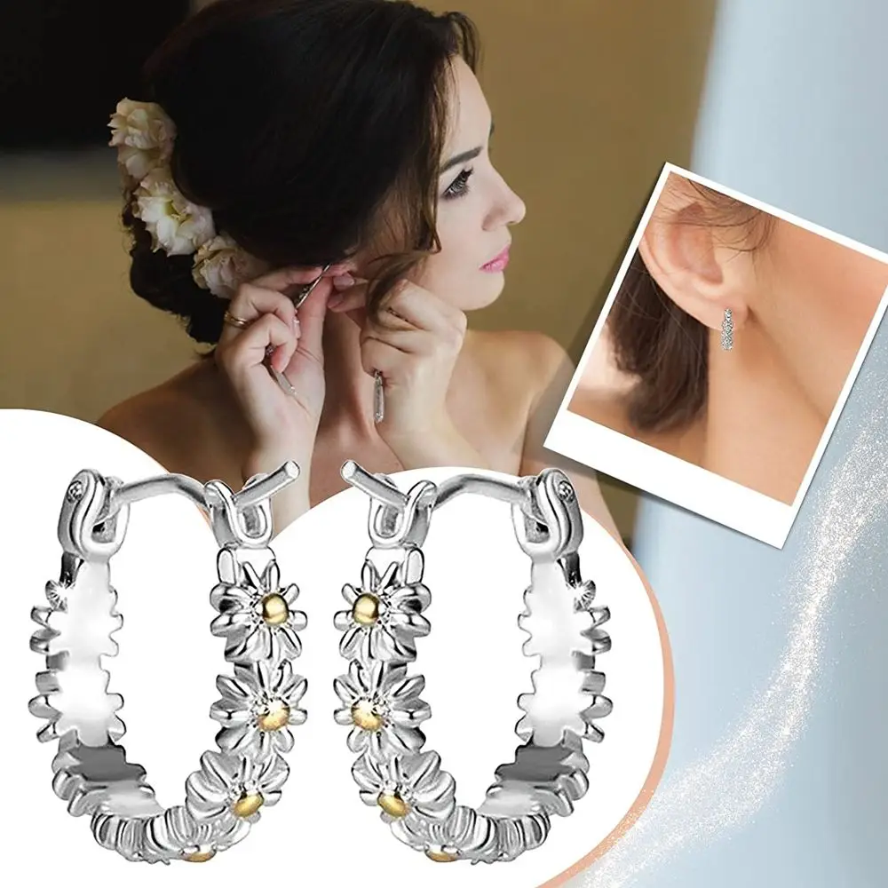 Fashion Accessories for Women Girl Jewelry Gift Hoop Dangle Stud Flower Daisy Pattern Creative Earrings Daisy Earrings
Fashion Accessories for Women Girl Jewelry Gift Hoop Dangle Stud Flower Daisy Pattern Creative Earrings Daisy Earrings