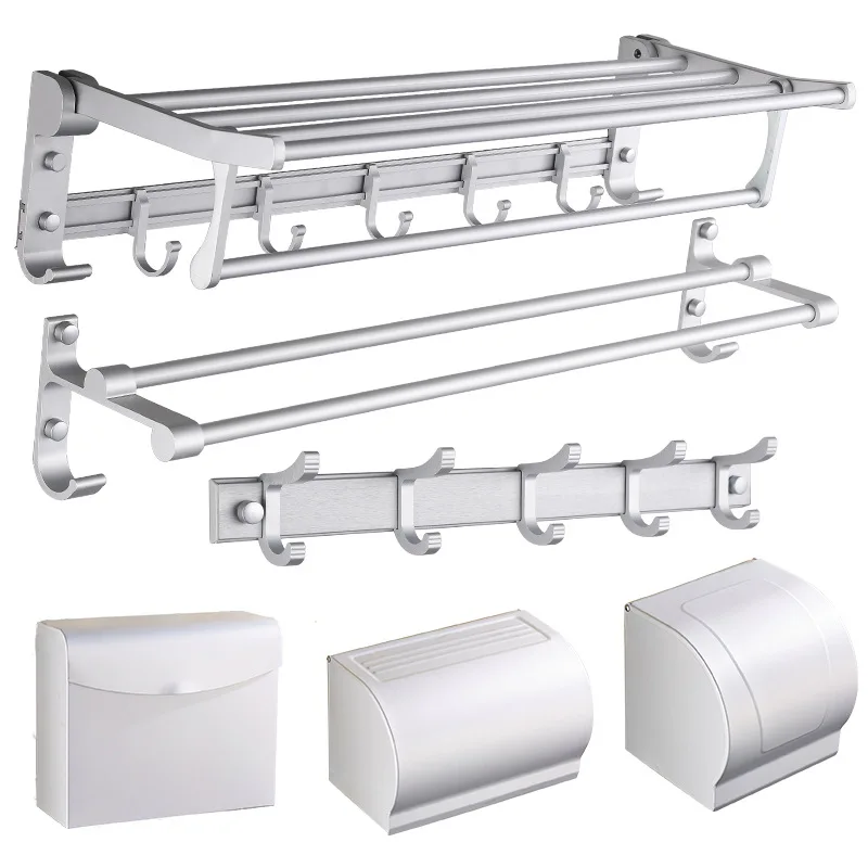Space Aluminum Punch-free Hardware Pendant Movable Towel Bar Towel Rack Bath Towel Rack Rack Set Bathroom Hardware
Space Aluminum Punch-free Hardware Pendant Movable Towel Bar Towel Rack Bath Towel Rack Rack Set Bathroom Hardware