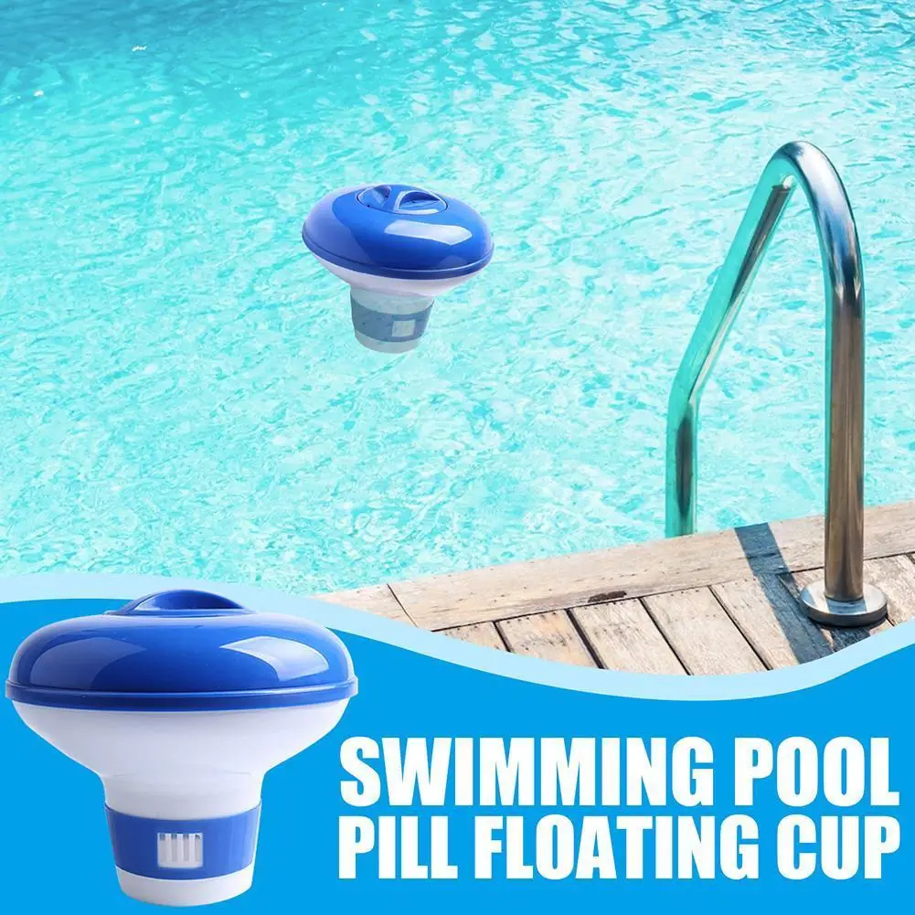 

Swimming Pool Floating Chemical Floater Dispenser Applicator Tablets Tub Spa Chlorine Bromine Cleaner Supplies Hot Swimming Y7l4