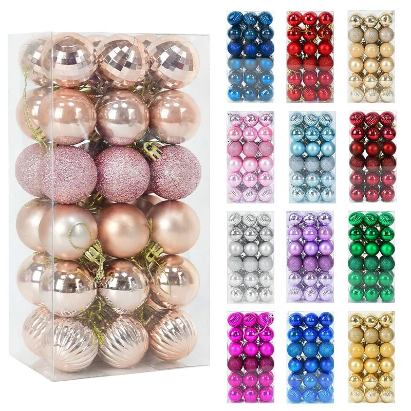 36pcs/set New Year Gift Merry Christmas Balls Xmas Home Party Hanging Ball Christmas Tree Ornaments Christmas Decorations
36pcs/set New Year Gift Merry Christmas Balls Xmas Home Party Hanging Ball Christmas Tree Ornaments Christmas Decorations