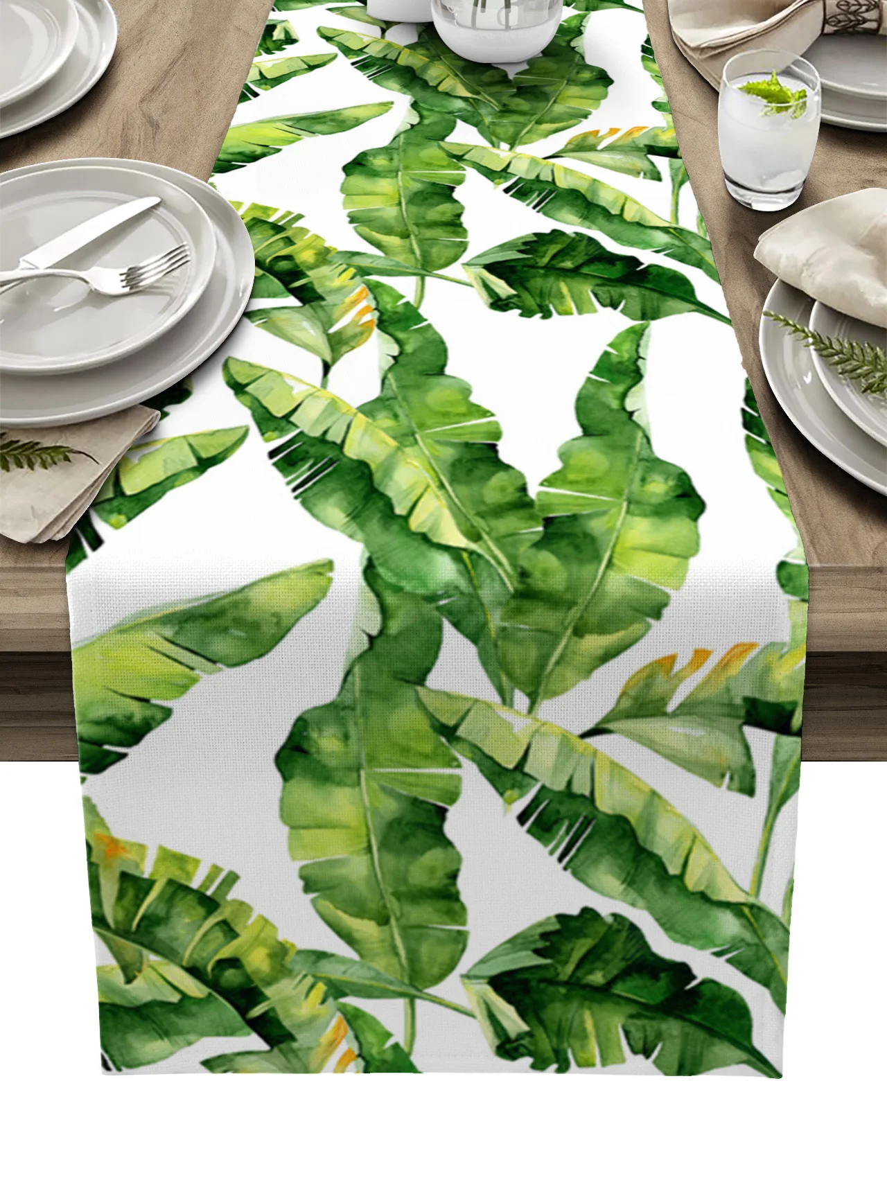 Banana Leaf Tropical Plant Table Runner Decoration Home Decor Dinner Table Decoration Table Runners Tassel
Banana Leaf Tropical Plant Table Runner Decoration Home Decor Dinner Table Decoration Table Runners Tassel