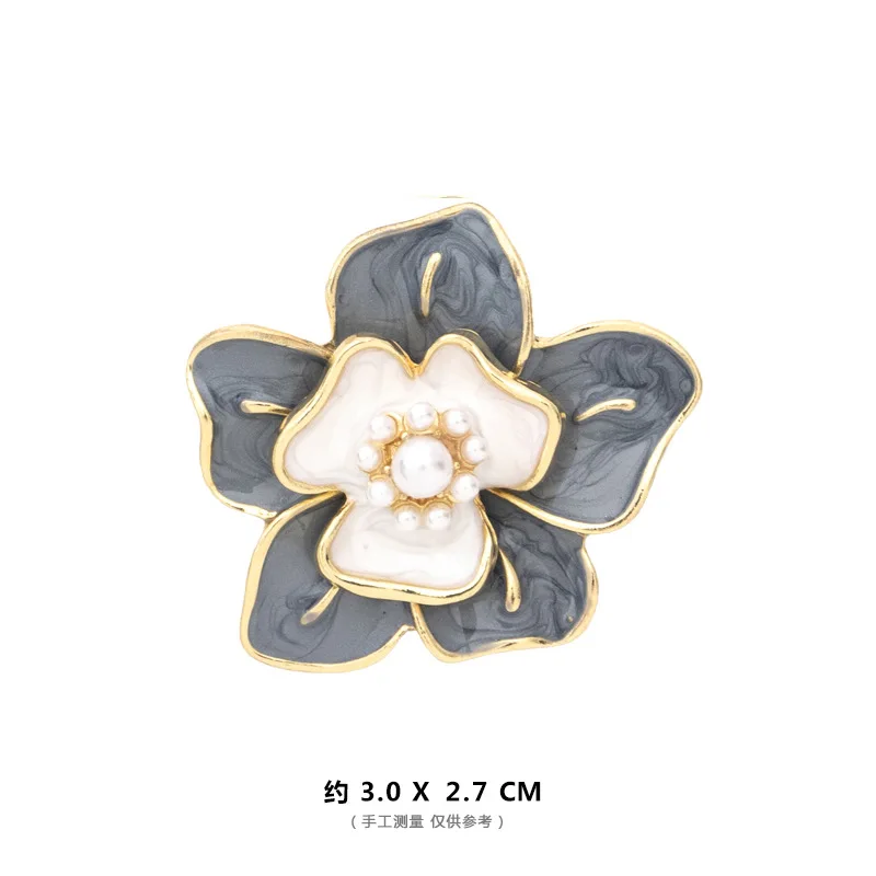 Korean style camellia pearl brooch temperament enamel painted flower pin jacket suit accessories corsage
Korean style camellia pearl brooch temperament enamel painted flower pin jacket suit accessories corsage
