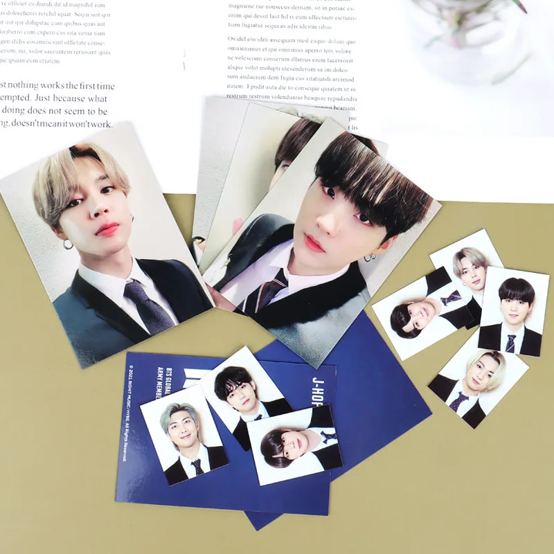 Оптовая продажа, Фотокарточка Kpop Bangtan Boys 7 шт./компл., новый комплект для членства, постер для ID-карт, картина, поклонники карт Lomo, коллекция по...
Оптовая продажа, Фотокарточка Kpop Bangtan Boys 7 шт./компл., новый комплект для членства, постер для ID-карт, картина, поклонники карт Lomo, коллекция по...