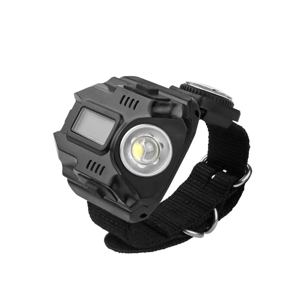 Watch Light Watch Flashlight LED Display Wrist Lamp Waterproof Digital Flashlights Portable Torch with Compass Hiking
Watch Light Watch Flashlight LED Display Wrist Lamp Waterproof Digital Flashlights Portable Torch with Compass Hiking