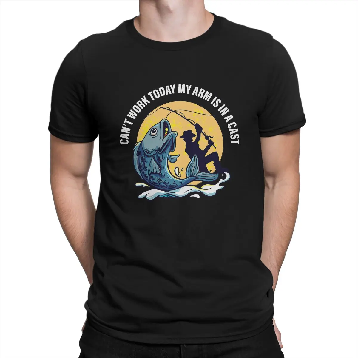 Men T-Shirt My Arm Is In A Cast Vintage 100% Cotton Tees Short Sleeve Carp Fishing Fisher T Shirts Crewneck Clothes Printed
Men T-Shirt My Arm Is In A Cast Vintage 100% Cotton Tees Short Sleeve Carp Fishing Fisher T Shirts Crewneck Clothes Printed