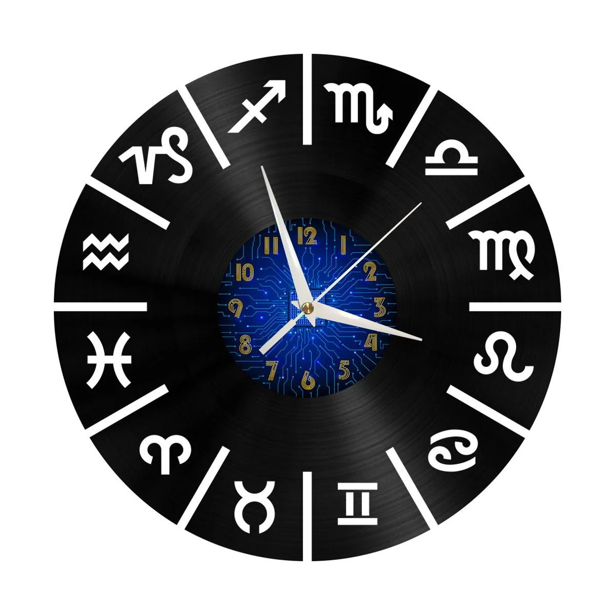 Zodiac Sign 2 Vinyl Wall Clock, Vinyl Record Clock Wall Art Black 12 Inch for Living Room Bedroom
Zodiac Sign 2 Vinyl Wall Clock, Vinyl Record Clock Wall Art Black 12 Inch for Living Room Bedroom