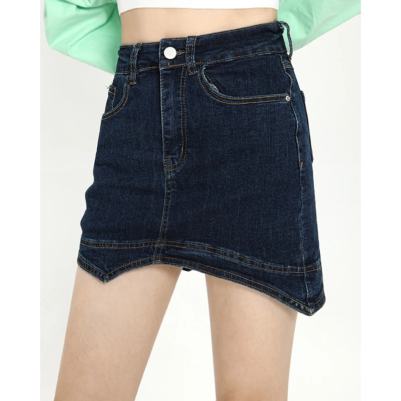 ZHISILAO New Irregular Mini Denim Skirt Women Sexy Bodycon Pencil Jean Skirt Summer 2022 Korean Fashion
ZHISILAO New Irregular Mini Denim Skirt Women Sexy Bodycon Pencil Jean Skirt Summer 2022 Korean Fashion