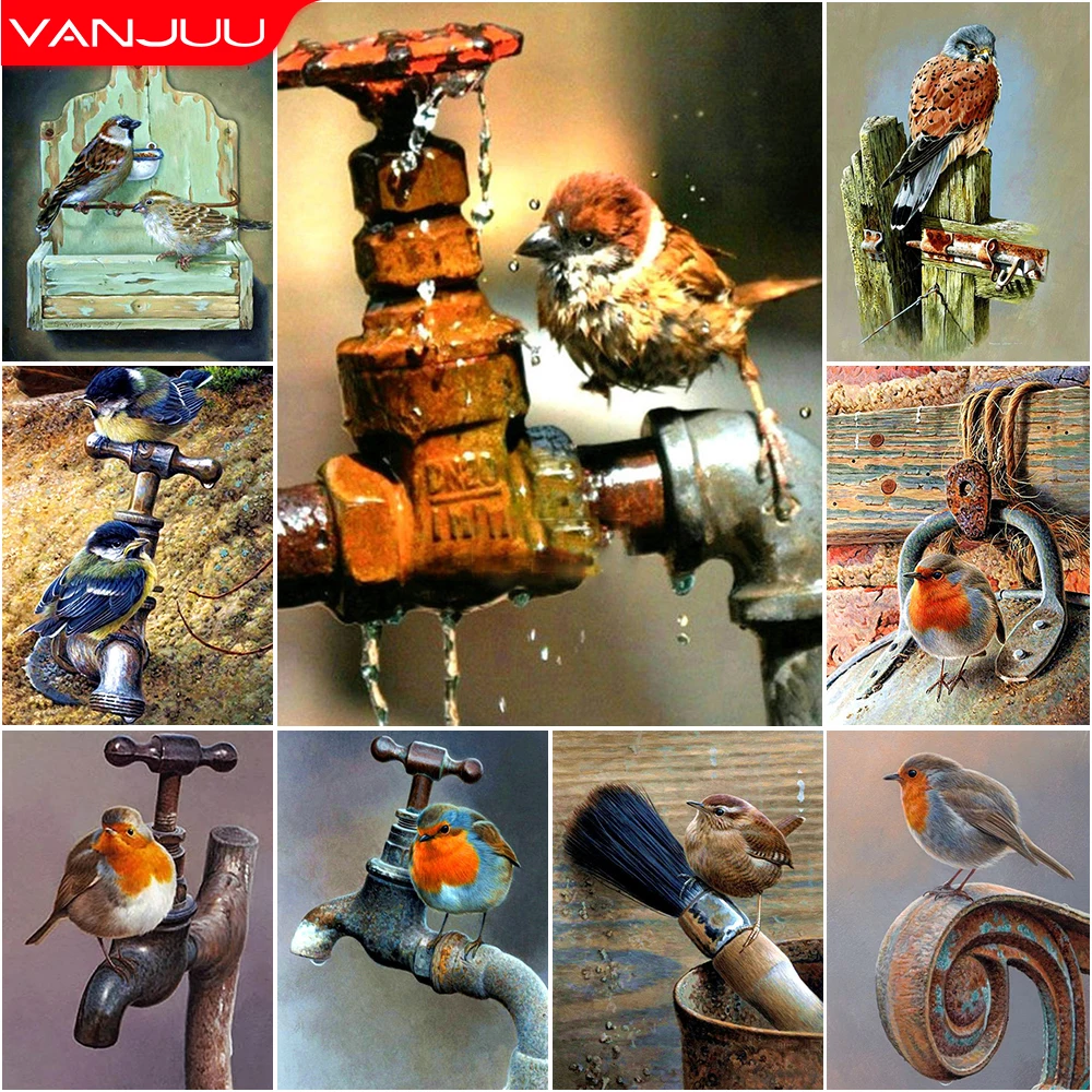 Full 5D Diamond Painting Animal Bird Diamond Mosaic Rhinestone Embroidery Cross Stitch Set Birthday Gift Home Decoration
Full 5D Diamond Painting Animal Bird Diamond Mosaic Rhinestone Embroidery Cross Stitch Set Birthday Gift Home Decoration