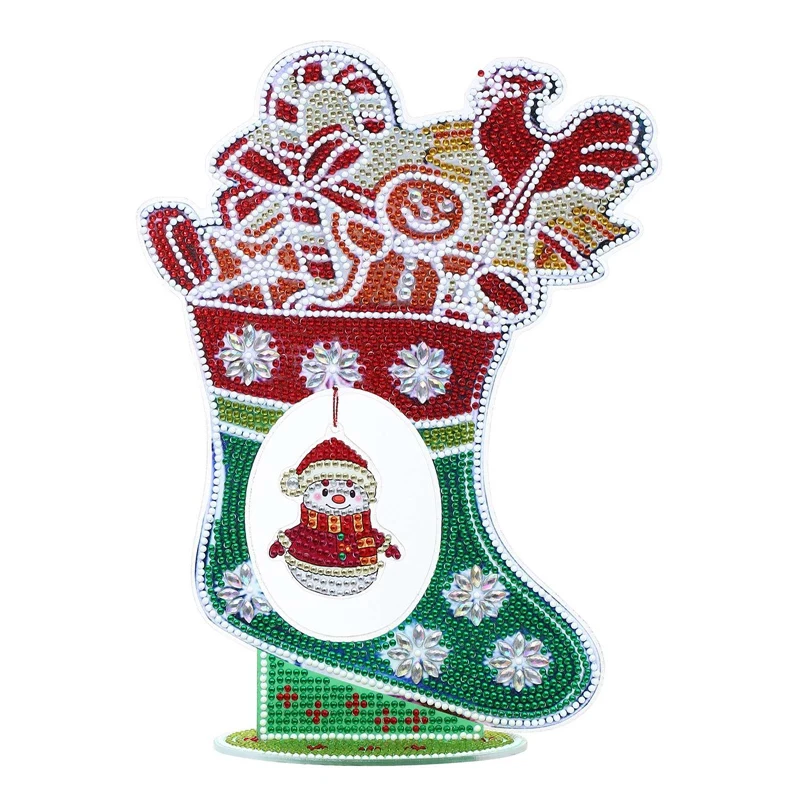 Christmas Socks Decoration Luminous Diamond Painting Xmas Stocking Desktop Ornaments For Living Room Bedroom
Christmas Socks Decoration Luminous Diamond Painting Xmas Stocking Desktop Ornaments For Living Room Bedroom