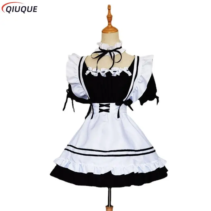 S-5XL Black Cute Maid Costumes Girls Women Lovely Maid Outfit Cosplay Costume Japanese Animation Show Lolita Dress Clothes
S-5XL Black Cute Maid Costumes Girls Women Lovely Maid Outfit Cosplay Costume Japanese Animation Show Lolita Dress Clothes
