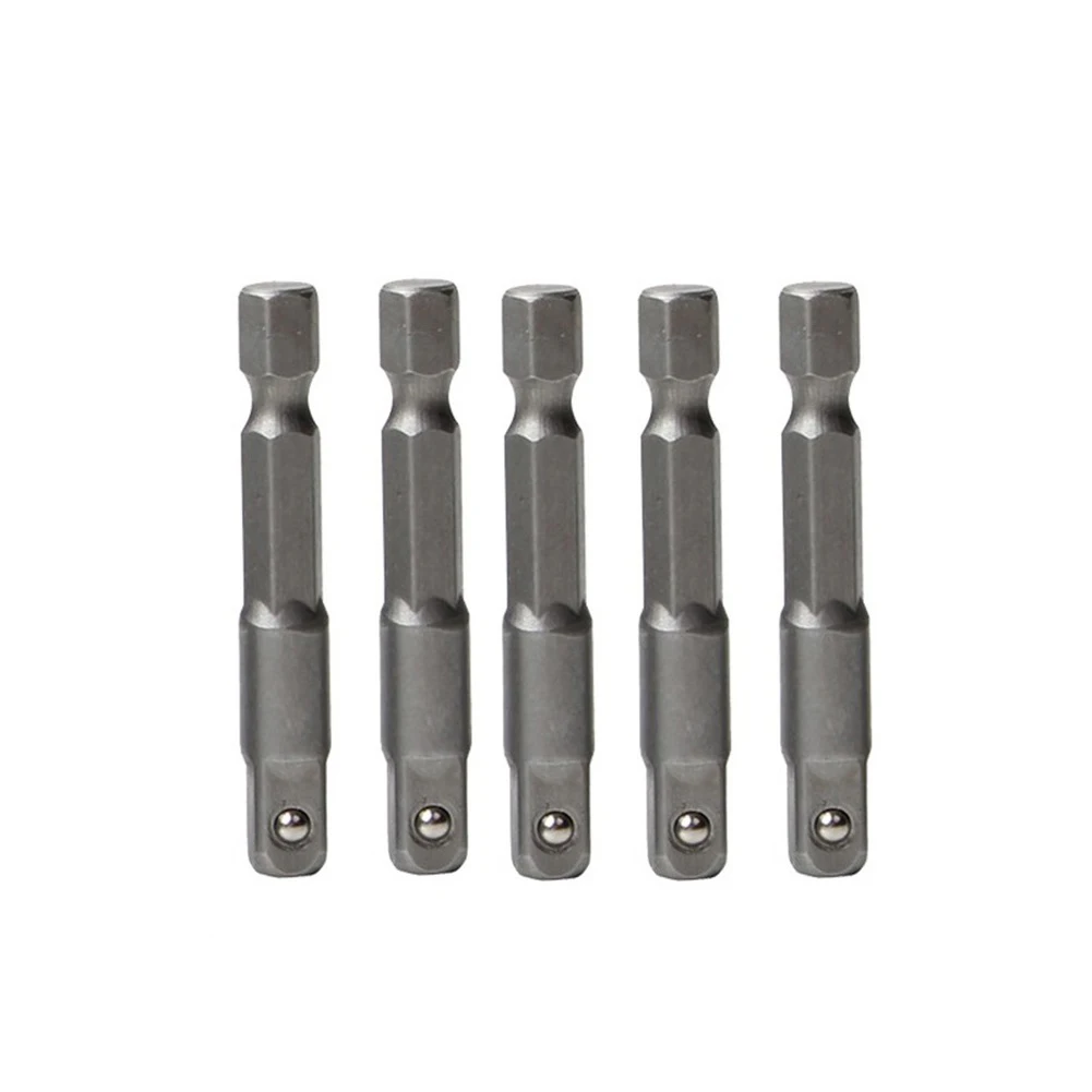5Pcs 50mm Screwdriver Socket Adapter 1/4" Hex Shank To 1/4" Square Drive Electric Air Impact Driver Drill Ratchet Power Tool
5Pcs 50mm Screwdriver Socket Adapter 1/4" Hex Shank To 1/4" Square Drive Electric Air Impact Driver Drill Ratchet Power Tool
