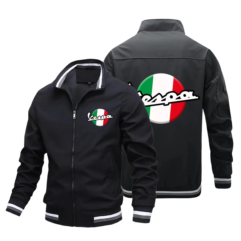 Spring and autumn high quality men's jacket trend new VESPA car logo printed men's Jacket breathable men's top
Spring and autumn high quality men's jacket trend new VESPA car logo printed men's Jacket breathable men's top