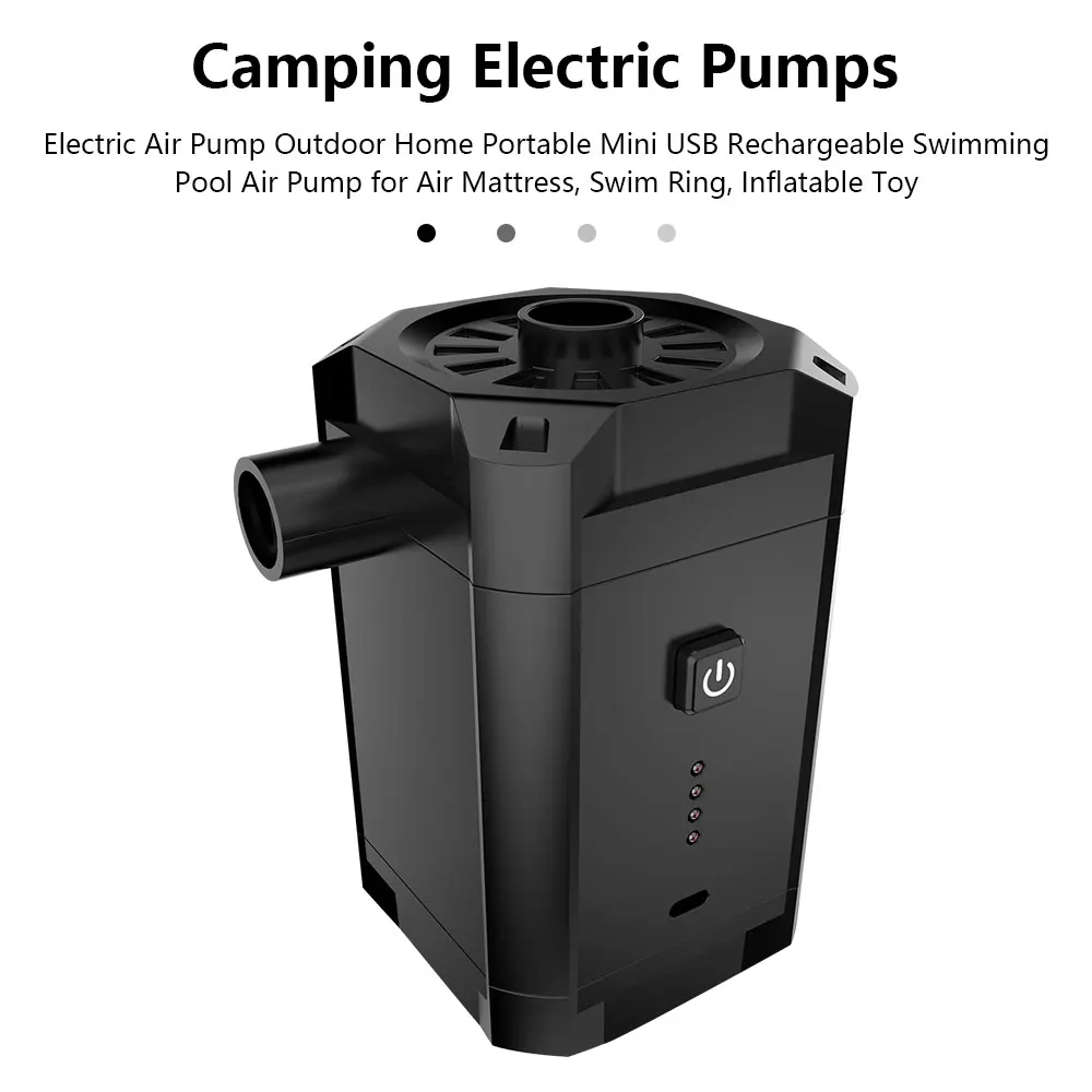Electric Air Pump Outdoor Home Portable Mini USB Rechargeable Swimming Pool Air Pump For Air Mattress Swim Ring Inflatable Toy
Electric Air Pump Outdoor Home Portable Mini USB Rechargeable Swimming Pool Air Pump For Air Mattress Swim Ring Inflatable Toy