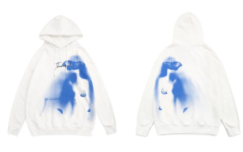 Streetwear Hip Mens Hop Hoodie Butterfly Print Casual Loose Oversized Pullover Sweatshirt Harajuku Fashion Punk Gothic Hooded
Streetwear Hip Mens Hop Hoodie Butterfly Print Casual Loose Oversized Pullover Sweatshirt Harajuku Fashion Punk Gothic Hooded