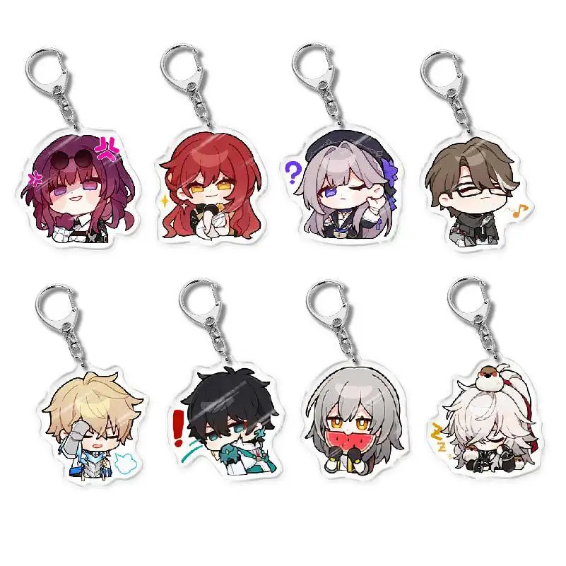 Anime Cute Honkai: Star Rail Keychain Q Version Cartoon Cosplay Jing Yuan Kafka Figure Key Ring Bag Pendant Aaccessories Gift
Anime Cute Honkai: Star Rail Keychain Q Version Cartoon Cosplay Jing Yuan Kafka Figure Key Ring Bag Pendant Aaccessories Gift