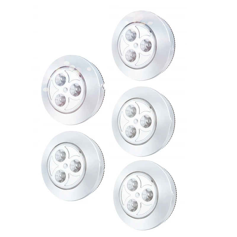 5 Pack LED Battery-Powered Wireless Night Tap Press Lamp Stick-On Push Safe Lights For Hallway Kitchen Bedroom Bathroom Closets
5 Pack LED Battery-Powered Wireless Night Tap Press Lamp Stick-On Push Safe Lights For Hallway Kitchen Bedroom Bathroom Closets