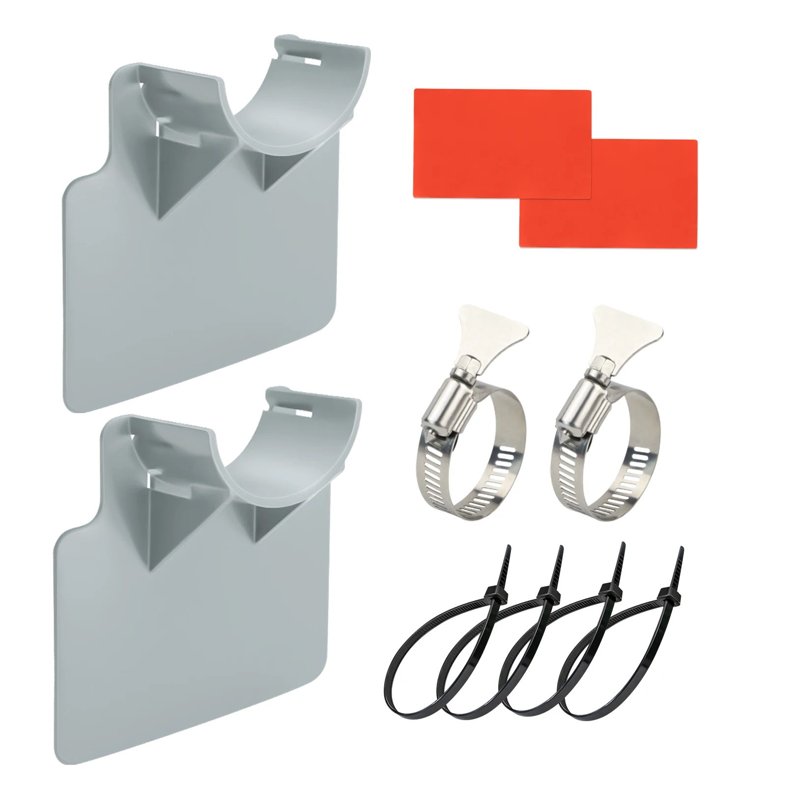 1Set Of Swimming Pool Pipe Fixing Holder Mount Supports Pipes Incoming Above Ground Water Hose Bracket With Cable Tie Black Grey
1Set Of Swimming Pool Pipe Fixing Holder Mount Supports Pipes Incoming Above Ground Water Hose Bracket With Cable Tie Black Grey