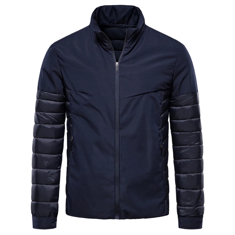 Spliced Warm Men's Parka Casual Stand Collar Zipper Mens Jackets High Quality New Winter Coats Men Fashion Clothing
Spliced Warm Men's Parka Casual Stand Collar Zipper Mens Jackets High Quality New Winter Coats Men Fashion Clothing