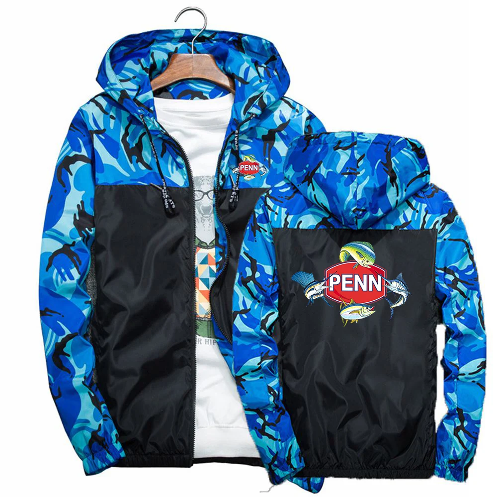 Penn Fishing Reel 2023 Men's New Splicing Camouflage Coats Long Sleeves Zipper Hoodies Casual Jackets Windbreaker Tops Clothing
Penn Fishing Reel 2023 Men's New Splicing Camouflage Coats Long Sleeves Zipper Hoodies Casual Jackets Windbreaker Tops Clothing