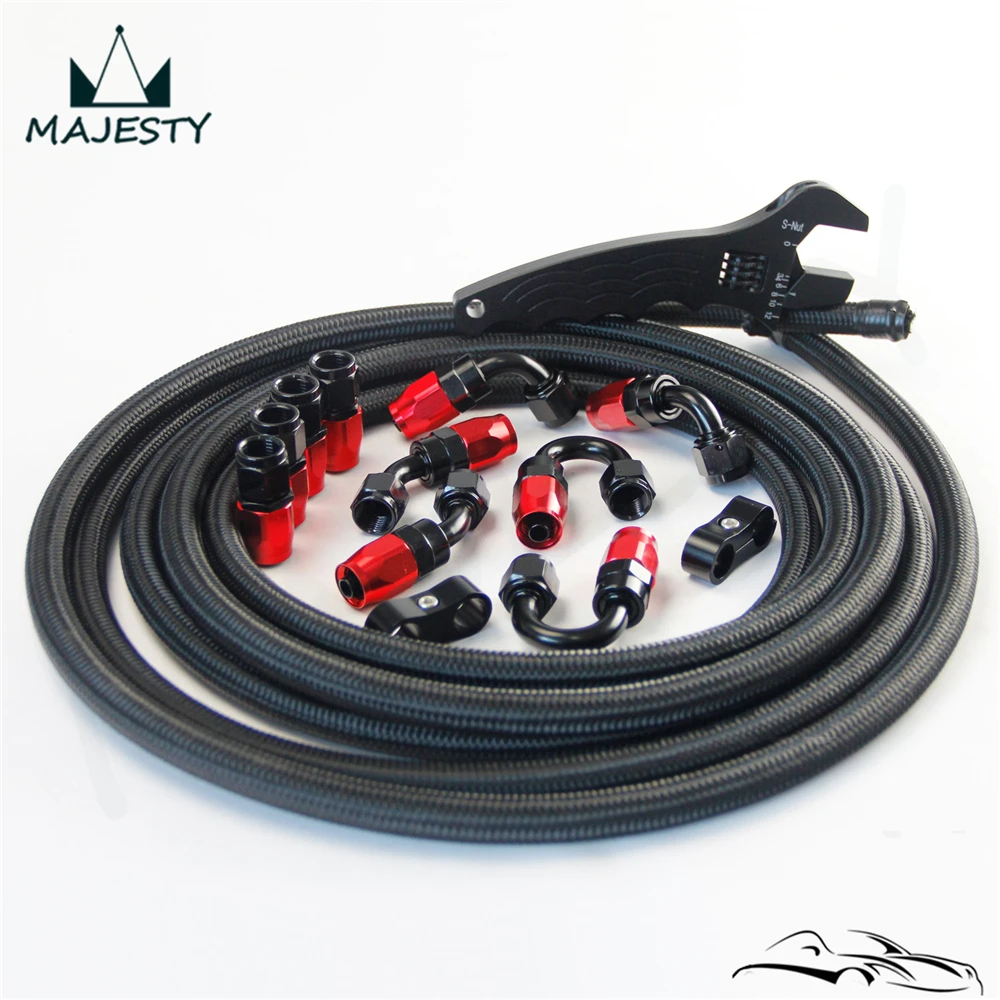 AN6 STEEL/NYLON NBRAIDED OIL line hose +Fitting Adaptor+Wrench Tools Spanner kit
AN6 STEEL/NYLON NBRAIDED OIL line hose +Fitting Adaptor+Wrench Tools Spanner kit