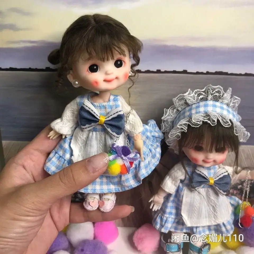 15 см Ob11 кукла 1/12 мини девочка Bjd кукла игрушка милая смайлик диммеры кукла «сделай сам» одевалка игрушка Сменные глаза подарок для детей на д...
15 см Ob11 кукла 1/12 мини девочка Bjd кукла игрушка милая смайлик диммеры кукла «сделай сам» одевалка игрушка Сменные глаза подарок для детей на д...