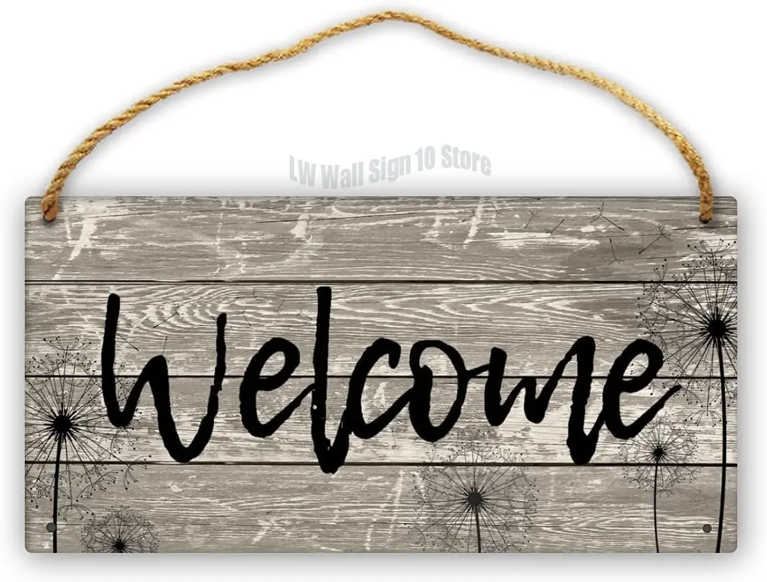 Welcome Sign for Front Door Decor - Rustic Wood Hanging Sign Farmhouse Porch Home Hanging Plaque Decor
Welcome Sign for Front Door Decor - Rustic Wood Hanging Sign Farmhouse Porch Home Hanging Plaque Decor