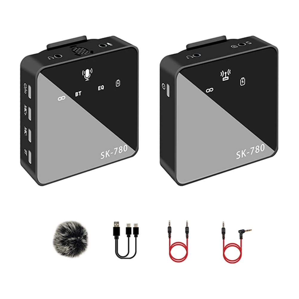 6PCS 2.4G Audio Wireless Lavalier Microphone ,Wireless Live Lavalier Microphone Square RF Launcher Receiver()
6PCS 2.4G Audio Wireless Lavalier Microphone ,Wireless Live Lavalier Microphone Square RF Launcher Receiver()
