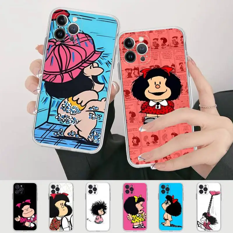 Cartoon Cute Mafalda Phone Case For iPhone 14 13 12 Mini 11 Pro XS Max X XR SE 6 7 8 Plus Soft Silicone Cover
Cartoon Cute Mafalda Phone Case For iPhone 14 13 12 Mini 11 Pro XS Max X XR SE 6 7 8 Plus Soft Silicone Cover
