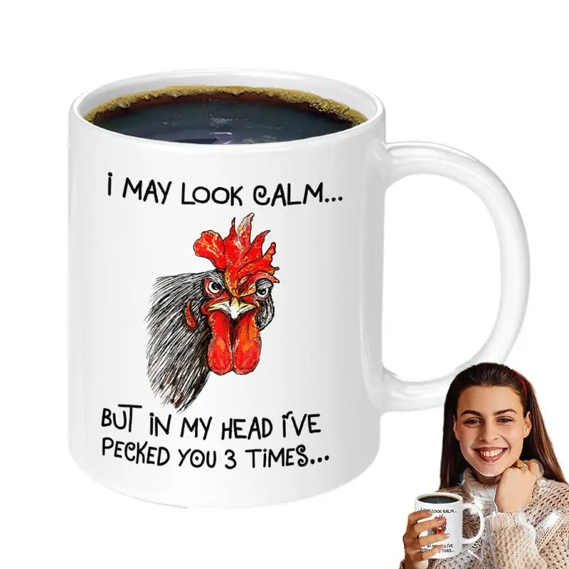 Roosters Coffee Mug Novelty Funny Cock Ceramic Coffee Mugs Universal Flat Painted Design Large capacity Mugs For tea Coffee Milk 
Roosters Coffee Mug Novelty Funny Cock Ceramic Coffee Mugs Universal Flat Painted Design Large capacity Mugs For tea Coffee Milk
