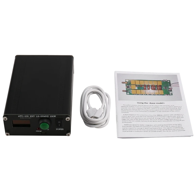 ATU-100 EXT 1.8-55Mhz 100W Open Source Shortwave Automatic Antenna Tuner With Metal Housing Assembled
ATU-100 EXT 1.8-55Mhz 100W Open Source Shortwave Automatic Antenna Tuner With Metal Housing Assembled