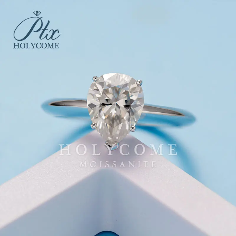 Holycome Jewelry SIVER PLATED 18K GOLD Pear D VVS1 Reddit Hot Gemstones Loose Moissanite RING Supplier Factory GRA
Holycome Jewelry SIVER PLATED 18K GOLD Pear D VVS1 Reddit Hot Gemstones Loose Moissanite RING Supplier Factory GRA
